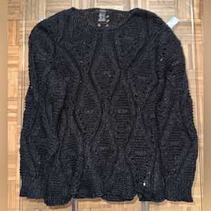 Forever 21 Black Knit Sweater